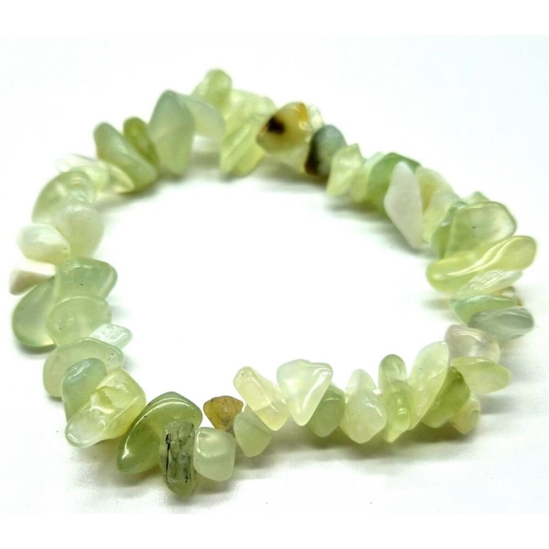 Bracelet Chips Jade Verte