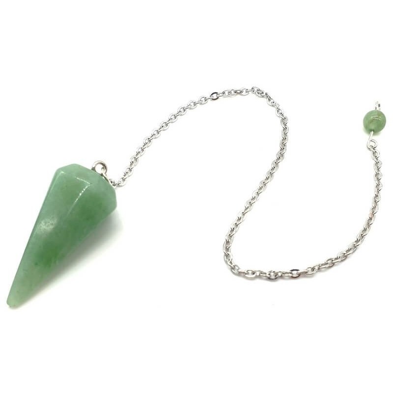 Pendule Aventurine Verte – Pierre de Chance & Harmonie