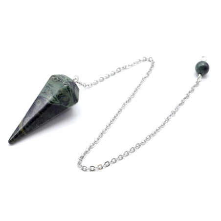 Pendule en Jaspe Kambaba – Pierre d’Ancrage, Sagesse & Harmonie Intérieure