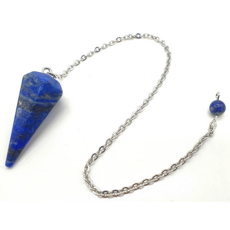 Pendule Lapis-Lazuli – Pierre d’Intuition, Sagesse & Communication