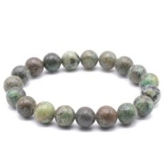 Bracelet en jaspe africain naturel | Pierre d’ancrage et de stabilité | Spiritual-Deity