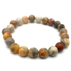 Bracelet en Agate Crazy Lace – Joie, Vitalité & Protection