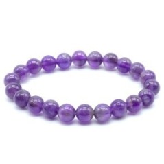 Bracelet en Améthyste – Intuition, Paix & Protection Énergétique