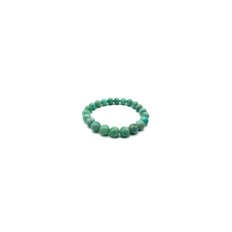 Bracelet en Amazonite – Calme, Expression & Équilibre Émotionnel
