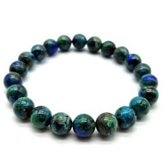 Bracelet en Azurite – Intuition, Clarté d’Esprit & Éveil Spirituel