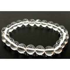 Bracelet en pierre naturelle – Cristal de roche purifiant
Bracelet en cristal de roche – Clarté et énergie pure