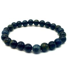 Bracelet pierre naturelle œil de faucon – Protection subtile