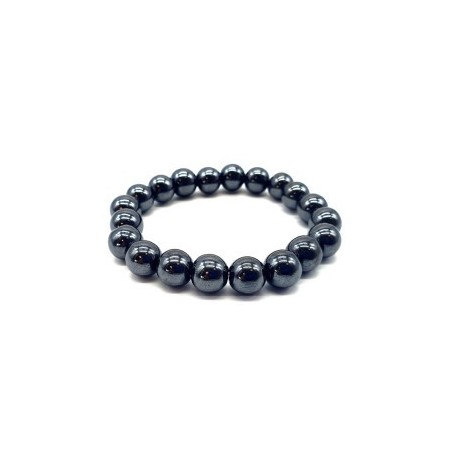 Bracelet en Hématite Naturelle – Ancrage, Protection & Force Mentale