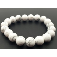 Bracelet Howlite Naturelle | Pierre Apaisante et Relaxante | Spiritual-Deity