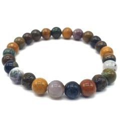 Bracelet en jaspe océan – Calme, intuition et renouveau.