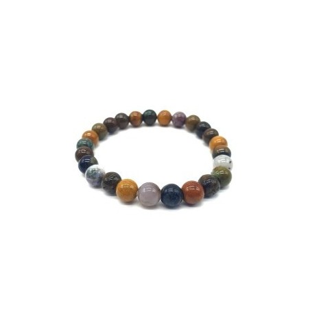 Bracelet en Jaspe Océan – Apaisement, Harmonie & Énergie Naturelle