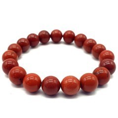 Bracelet en jaspe rouge naturel | Pierre de courage et d’énergie | Spiritual-Deity
