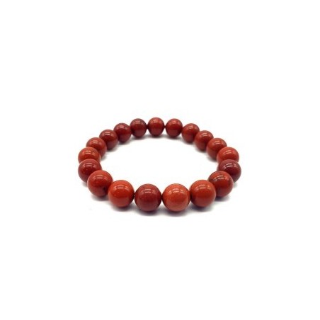 Bracelet en Jaspe Rouge – Force, Confiance & Énergie Naturelle