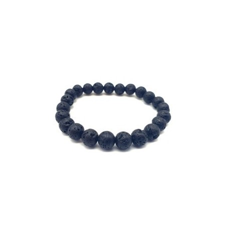 Bracelet en pierre de lave – Force & ancrage volcanique