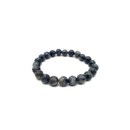 Bracelet en Larvikite – Ancrage, Protection & Clarté Mentale