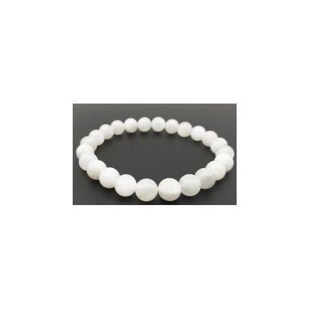 Bracelet en pierre de lune blanche – Intuition & équilibre émotionnel