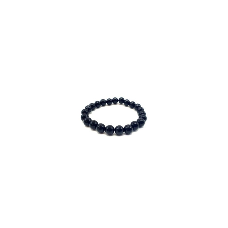 Bracelet pierre naturelle noire – Stabilité et sobriété