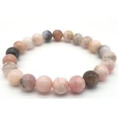 Bracelet lithothérapie opale rose – Guérison émotionnelle