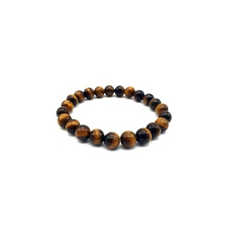 Bracelet en œil de tigre – Protection & confiance en soi