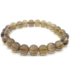 Bracelet en quartz fumé – Pierre d’ancrage et de stabilité émotionnelle