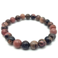 Bracelet en Rhodonite – Amour, Guérison & Douceur émotionnelle