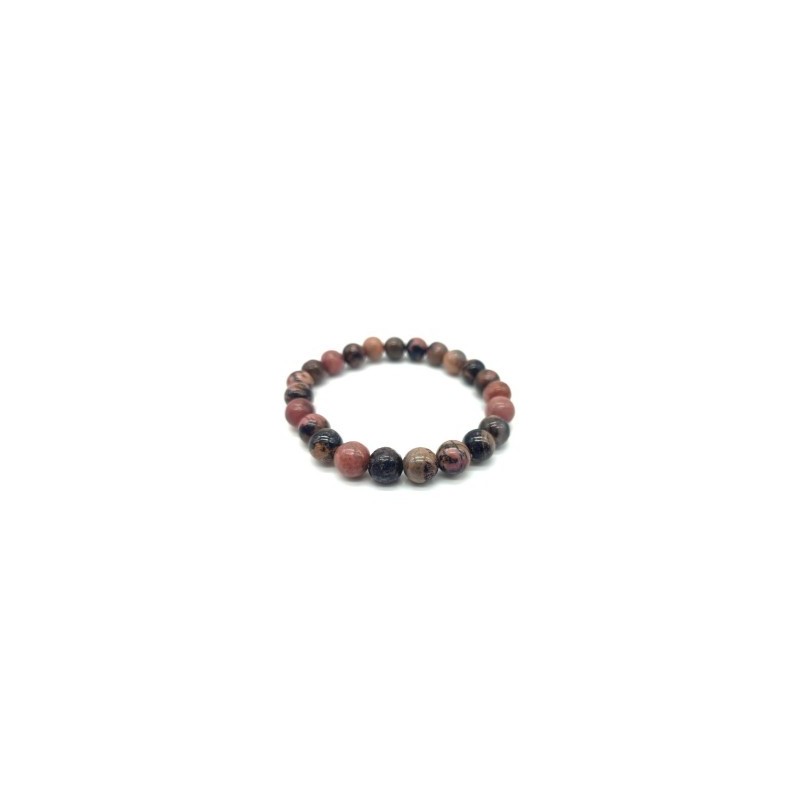 Bracelet en Rhodonite – Amour, Guérison & Douceur émotionnelle