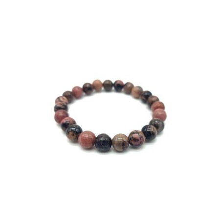 Bracelet en Rhodonite – Amour, Guérison & Douceur émotionnelle