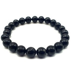 Bracelet en tourmaline noire – Pierre de protection contre les énergies négatives et les ondes