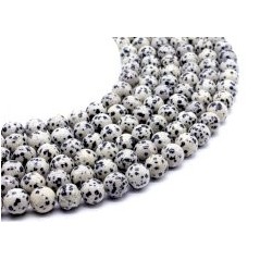 Fil de Perles Jaspe Dalmatien