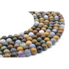 Fil de Perles Jaspe Ocean